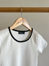 Cargar imagen en el visor de la galería, Top Paulina Contraste manga corta - Perla