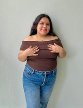 Cargar imagen en el visor de la galería, Strapless Mercedes - Marrón