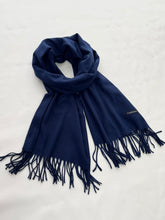Cargar imagen en el visor de la galería, Pashmina azul marino
